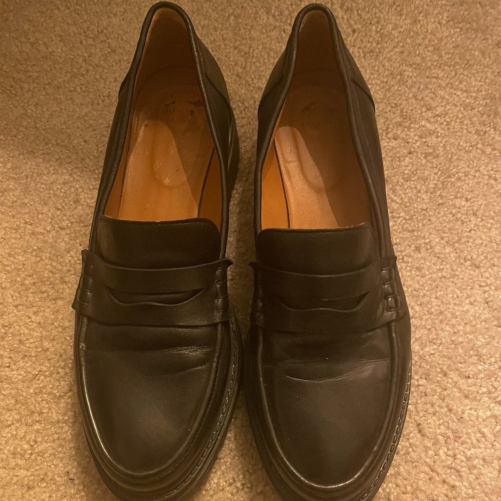 Sezane ALBANE LOAFERS-Smooth Black